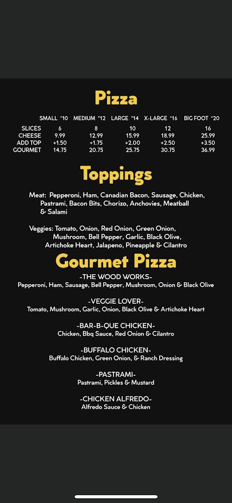 Redwood Pizza and Wings Menu image 3